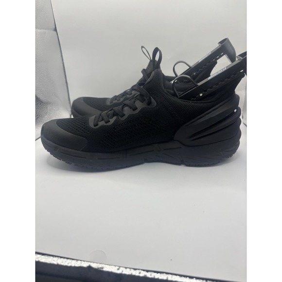 TredSafe Men US 9 M Black Mesh Anti Fatigue Oil Slip Resistant Slip On Shoes - Picture 3 of 13